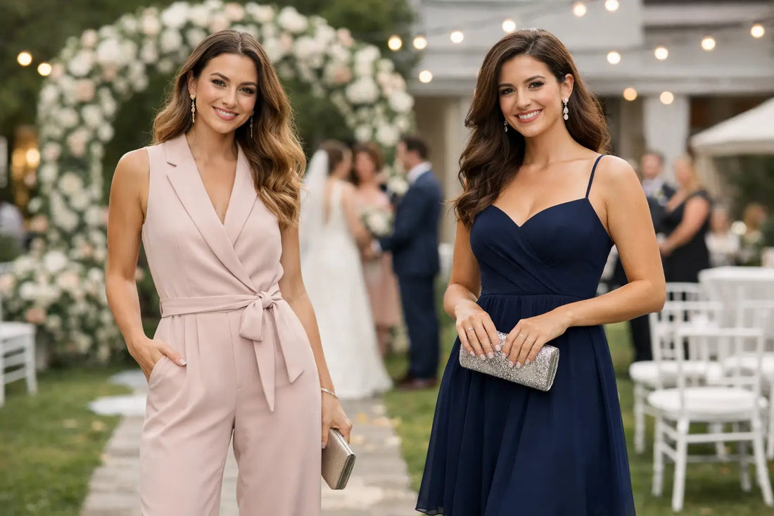 Jumpsuit vs Dress for Wedding Guest Style