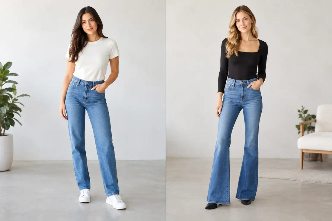 Straight Leg Versus Flare Jeans: Which Fits You?